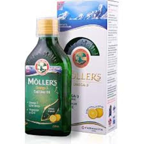 Möller's Omega 3 Balık Yağı 250 ml Limon