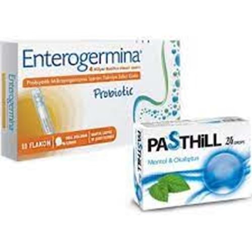 Enterogermina Yetişkinler Için 5 ml 10 Flakon ve Pasthill