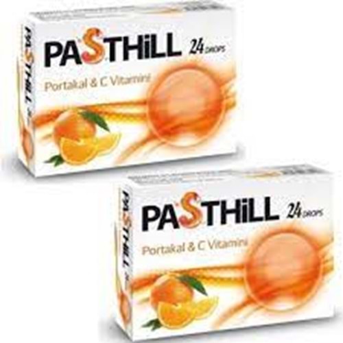 Ledapharma Pasthill Portakal Vitamin C 24 Drops – Pastil x 2 Adet