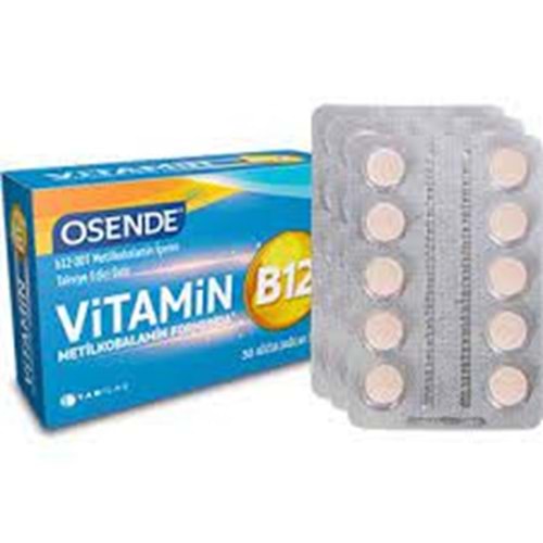 Tab İlaç Osende Vitamin B12 30 Tablet