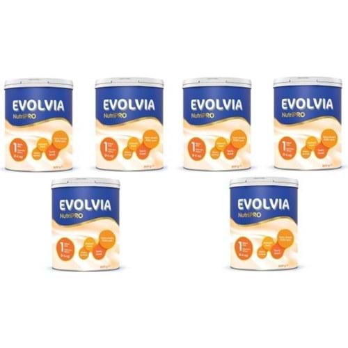 Evolvia NutriPRO 1 Bebek Sütü 800 gr - 6 lı