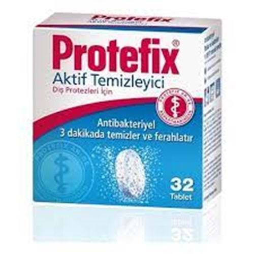 Protefix Diş Protezleri Temizleyici 32 Tablet