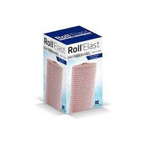 Roll Elast Ten Rengi Tıbbi Elastik Bandaj 8cmx3.5m