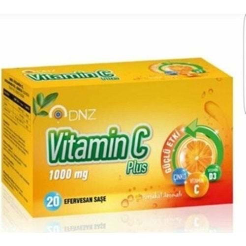 Dnz Vitamin C Plus 1000 mg 20 Efervesan Saşe