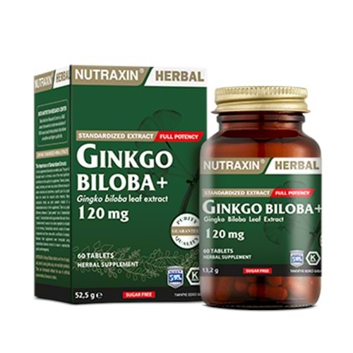 Nutraxin Gingko Biloba 60 kapsül