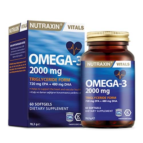 Nutraxin Omega-3 2000 Mg 60 Softgel