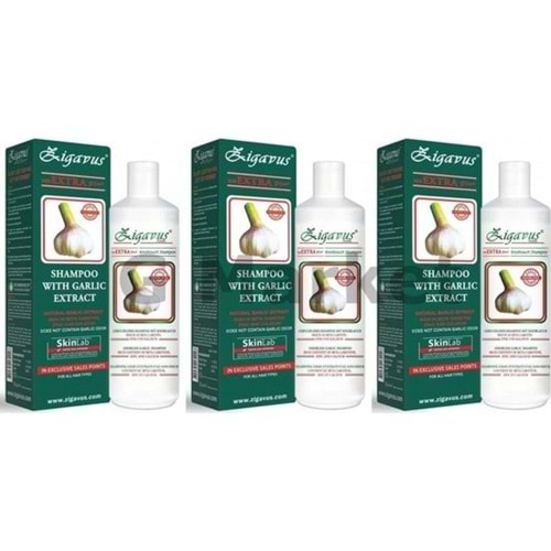 Zigavus Extra Plus Sarımsaklı Şampuan 450Ml 3 Adet