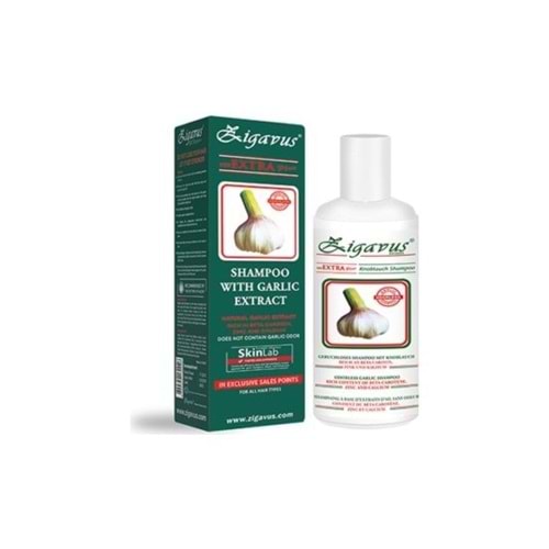 Zigavus Ekstra Plus Saç Dökülemelerine Karşı Sarımsak Özlü % 100 Kokusuz Şampuan 150 ML