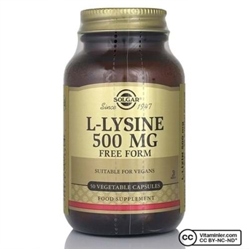 Solgar L-Lysine 500Mg 50 Tablet