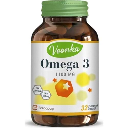 Voonka Omega 3 1100 mg 32 Kapsül