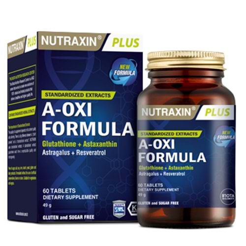 Nutraxin A Oxi Formula 60 Bitkisel Kapsül