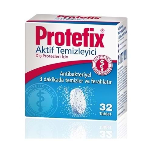Protefix Aktif Temizleyici Diş Protezleri İçin 32 Tablet