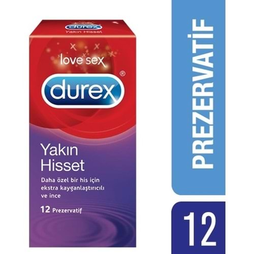 Durex Yakın Hisset İnce Prezervatif 12 + Durex Yakın Hisset İnce Prezervatif 12