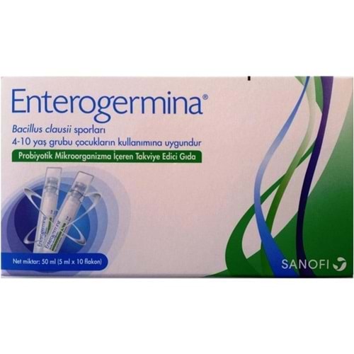 Sanofi Enterogermina 50Ml. 5Ml X 10 Flacon