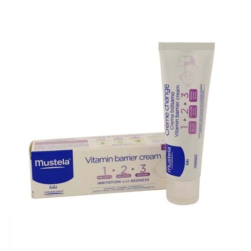 Mustela Vitamin Barrier 1.2.3 Pişik Kremi 50Ml
