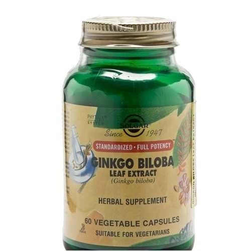 Solgar Ginkgo Biloba Leaf Extract 60 Kapsül