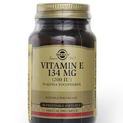 Solgar Vitamin E 200Iu 50 Kapsül