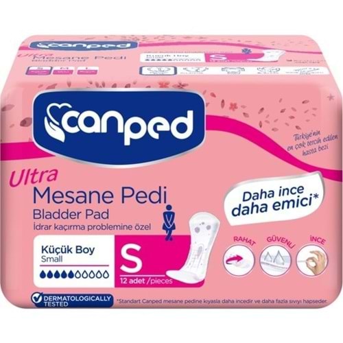 Canped Ultra Mesane Pedi Küçük 12 li