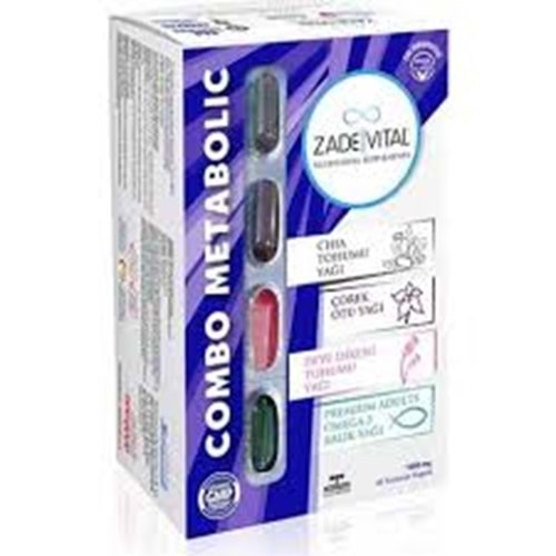 Zade Vital Combo Metabolik 60 Kapsül