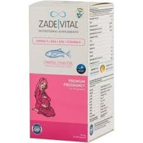 Zade Vital Omega 3 Premium Pregnancy 50 Kapsül