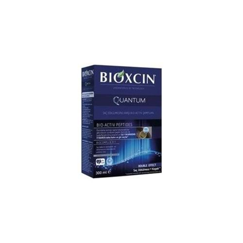 Bioxcin Quantum Saç Dökülmesi+Kepek Şampuan 300Ml Double Effect