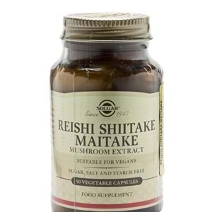Solgar Reishi Shiitake Maitake Mushroom Extract 50 Kapsül